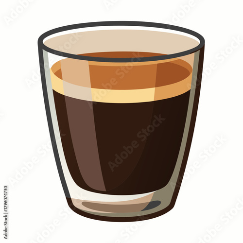 double walled espresso glass