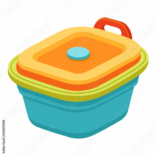 collapsible silicone food container