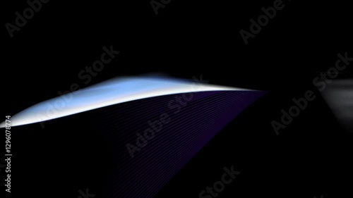 Wavy Design Concept Light and Curved Business Template for Text