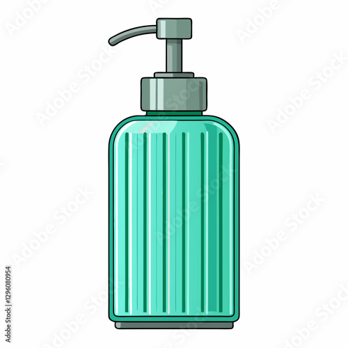 ribbed glass soap 