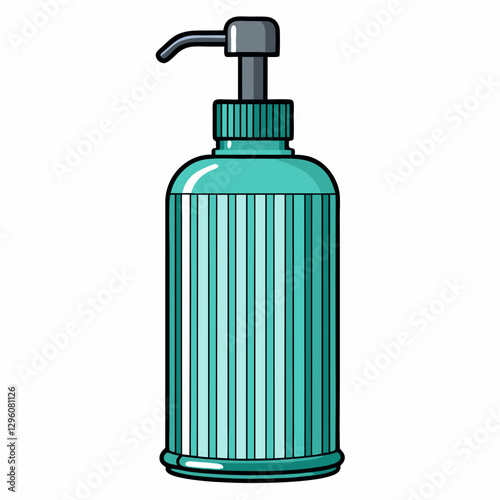 ribbed glass soap 