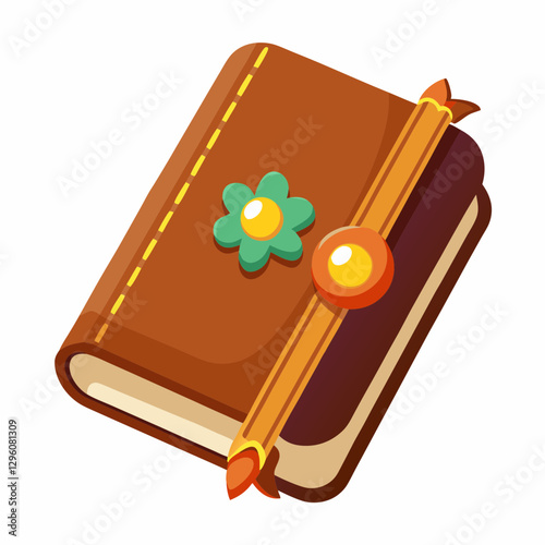 leather bound recipe journal 
