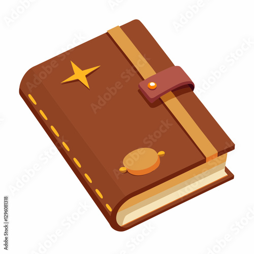 leather bound recipe journal 