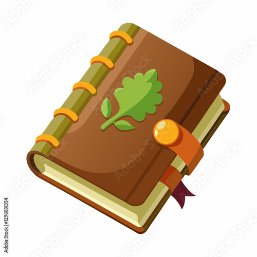 leather bound recipe journal 
