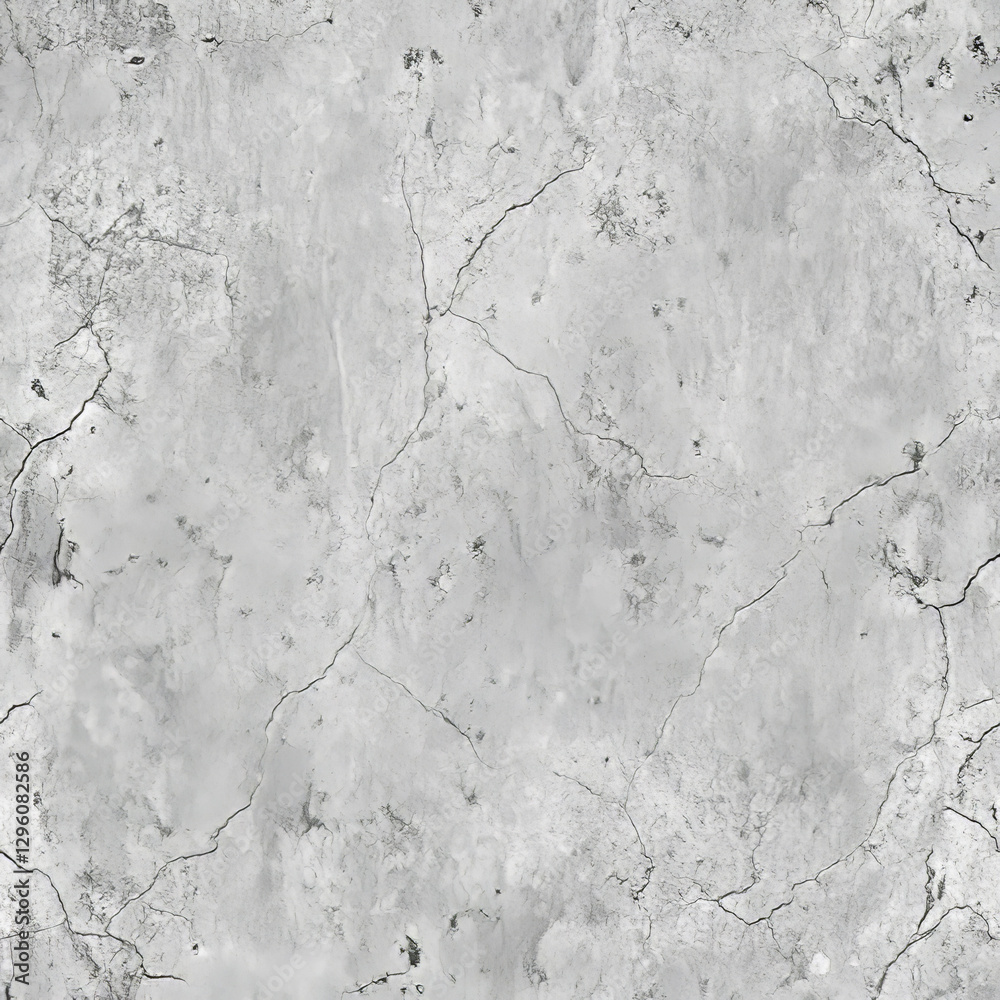 Obraz premium Seamless cracked concrete texture in light gray tones