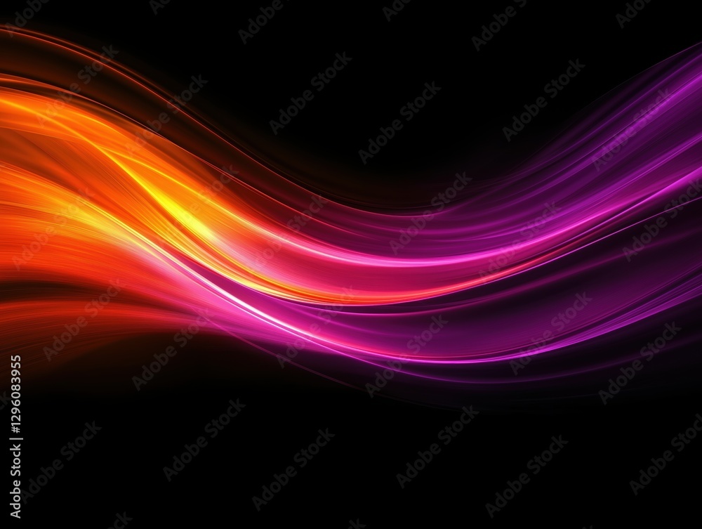 Naklejka premium abstract light wave background