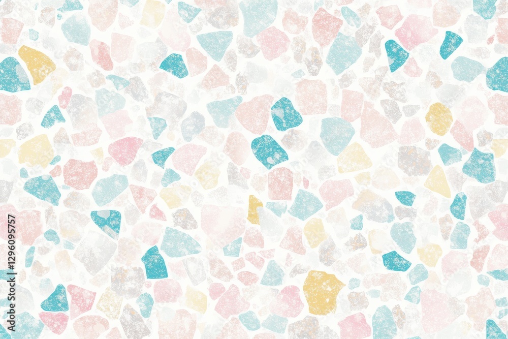 A colorful mosaic of rocks and pebbles on a white background. The colors are bright and cheerful, creating a sense of playfulness and whimsy. The pattern is irregular and random A colorful mosaic of rocks and pebbles on a white background. The colors are bright and cheerful, creating a sense of playfulness and whimsy. The pattern is irregular and random