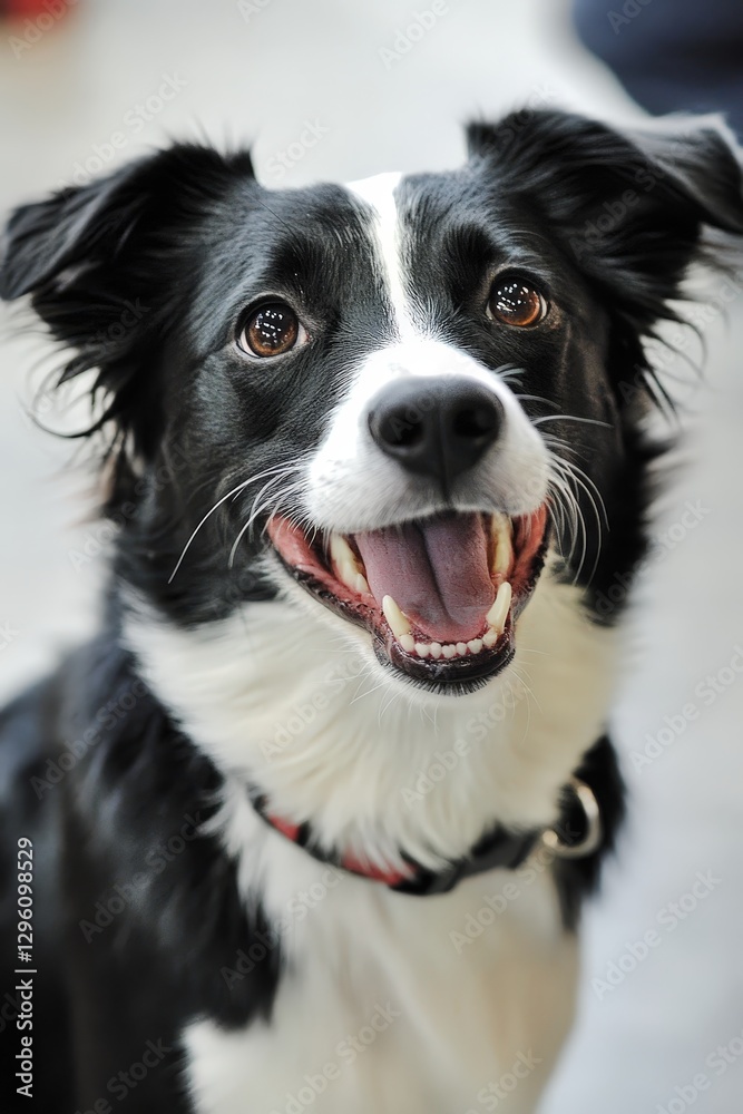 Happy dog with bright eyes enjoying a day at the park with friends. Dog Appreciation Month Happy dog with bright eyes enjoying a day at the park with friends. Dog Appreciation Month