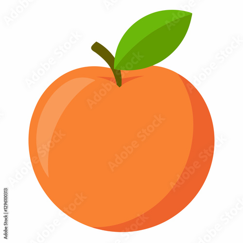 Elegant Peach-Themed Vector Art