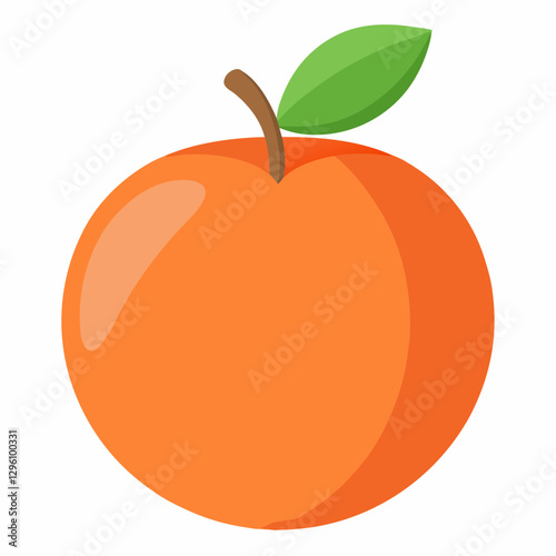 Elegant Peach-Themed Vector Art