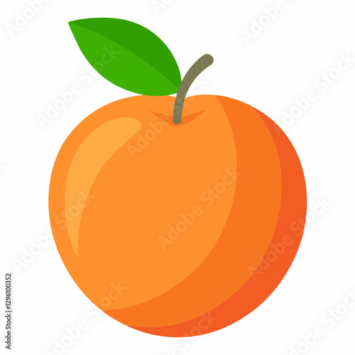 Elegant Peach-Themed Vector Art