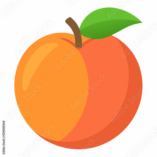 Elegant Peach-Themed Vector Art