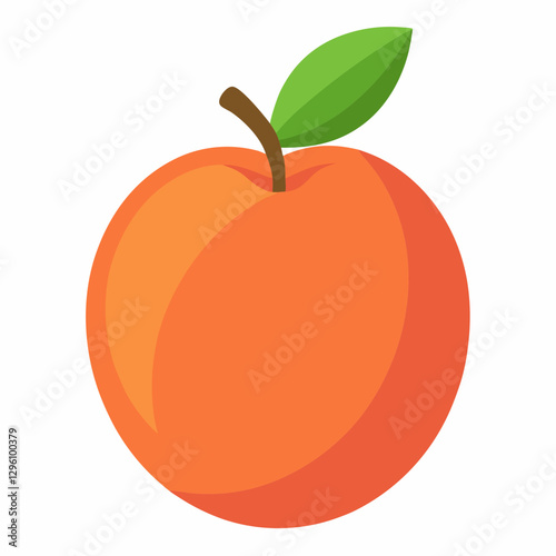Elegant Peach-Themed Vector Art
