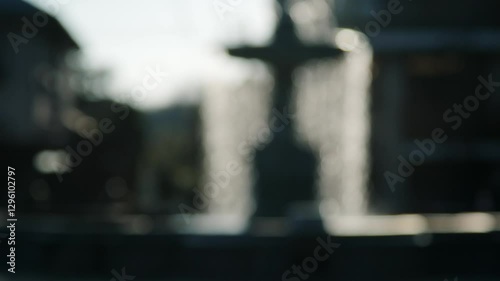 Wallpaper Mural キラキラ輝く噴水の滴の丸ボケと反射する光のきらめき　 Torontodigital.ca