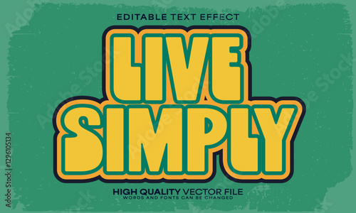 Retro vintage text effect, editable text effect and 80s 3d font style bold shadow neon poster design