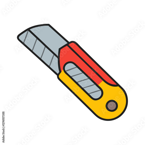 Utility Knife on a white background