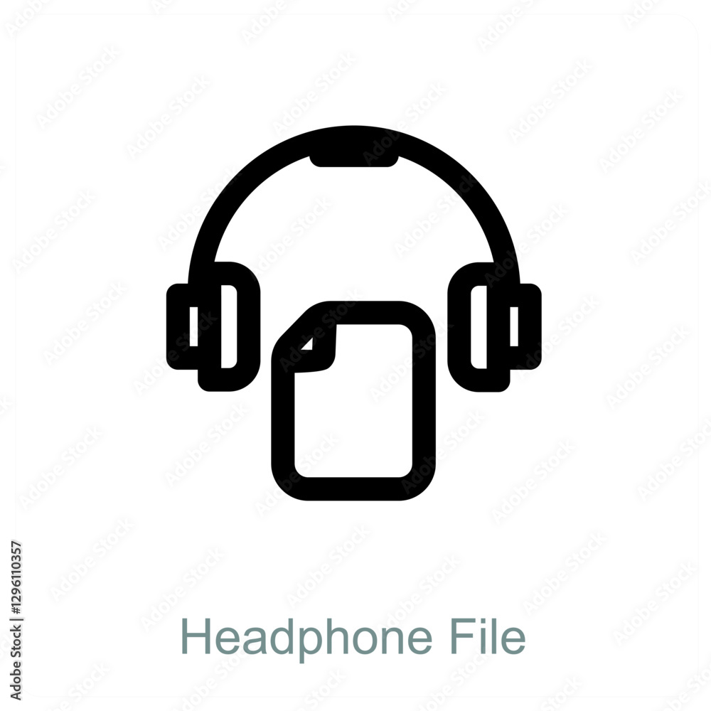 Obraz premium Headphone File