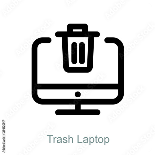 Trash Laptop