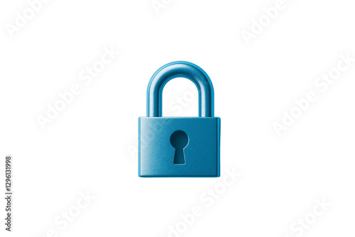 padlock isolated on white