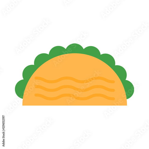 Taco flat icon