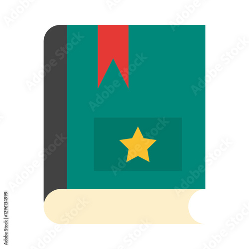 Book flat icon