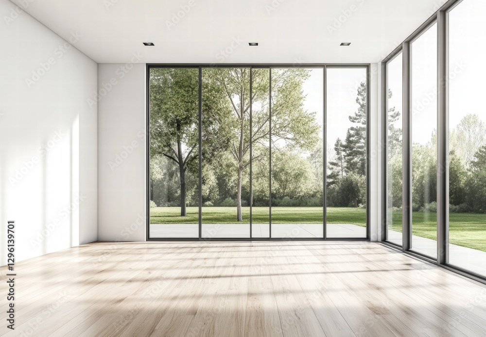 Fototapeta premium empty room with window