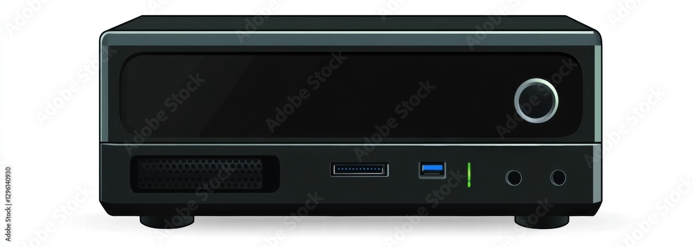 Obraz premium portable radio isolated on white