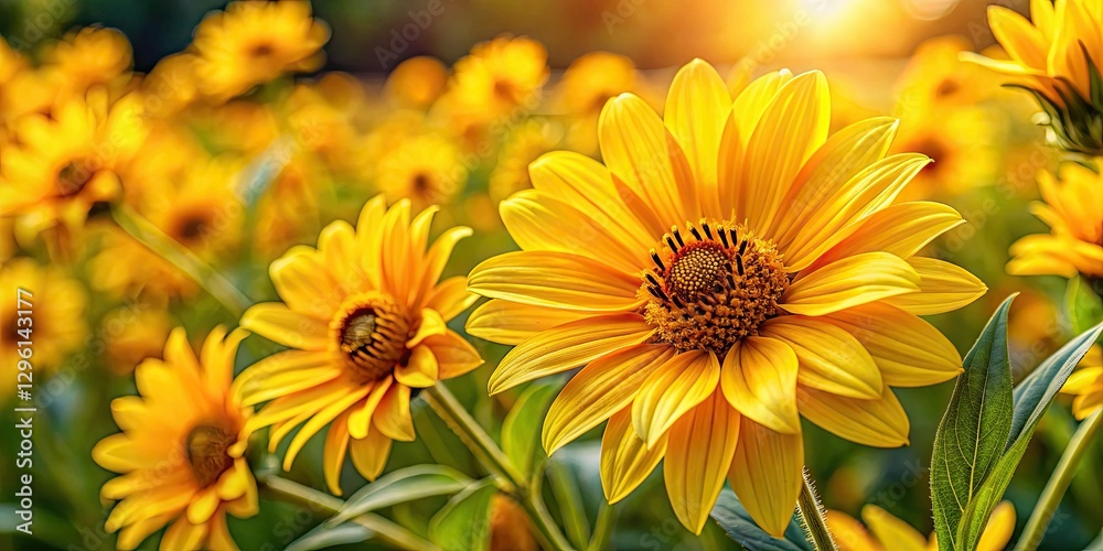 Behold the breathtaking beauty of Topinambur flowers in stunning high-resolution photography. Behold the breathtaking beauty of Topinambur flowers in stunning high-resolution photography.