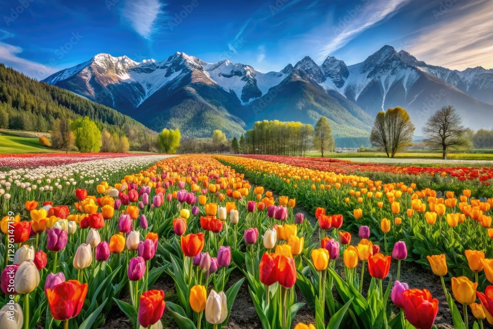 Capture vibrant spring: Kashmir's Tulip Festival offers stunning landscape photography opportunities. Capture vibrant spring: Kashmir's Tulip Festival offers stunning landscape photography opportunities.