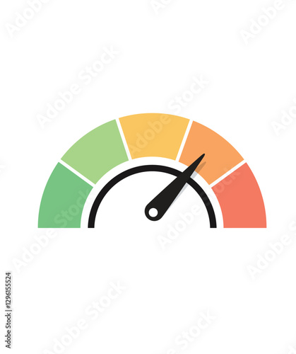 Rating Speed Meter Icon