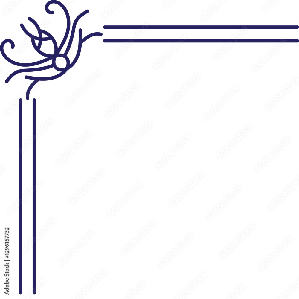 Obraz premium Retro Decorative Shape