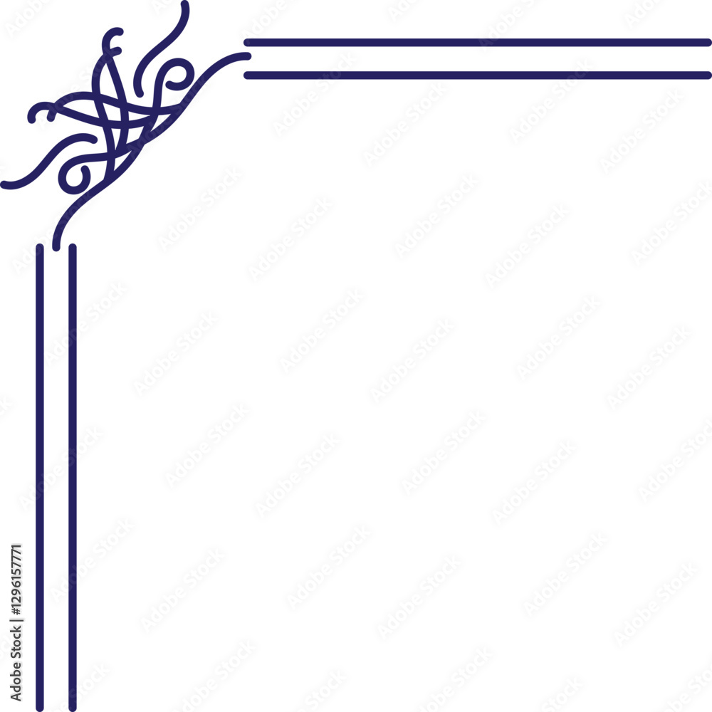 Obraz premium Retro Decorative Shape