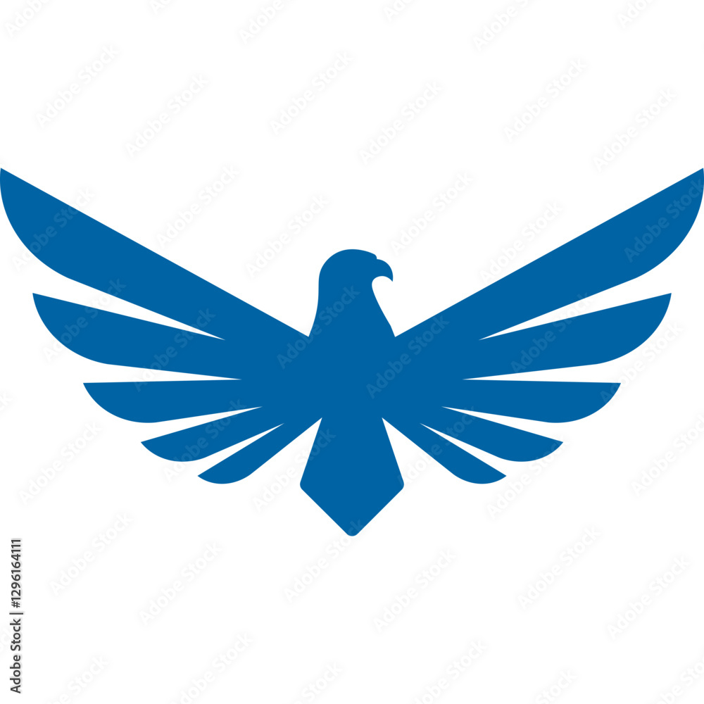 Obraz premium Eagle Bird Wing Logo