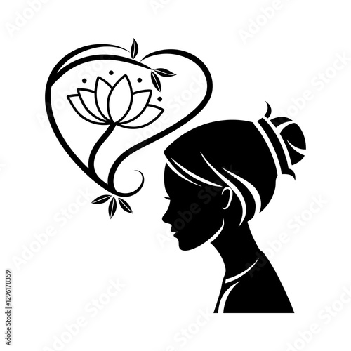 Serenity Symbol: Elegant Wellness Logo Designs