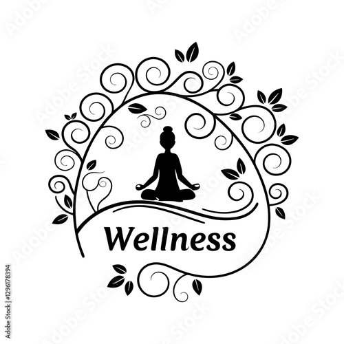 Serenity Symbol: Elegant Wellness Logo Designs