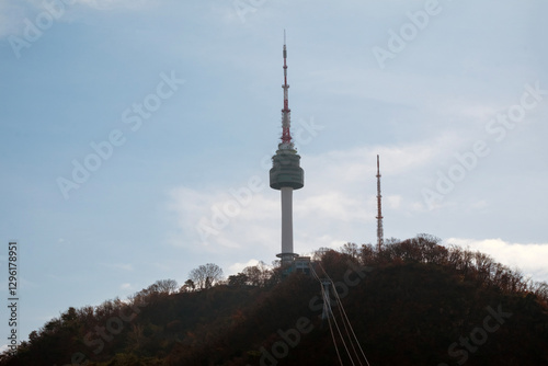 tv tower in seoul korea