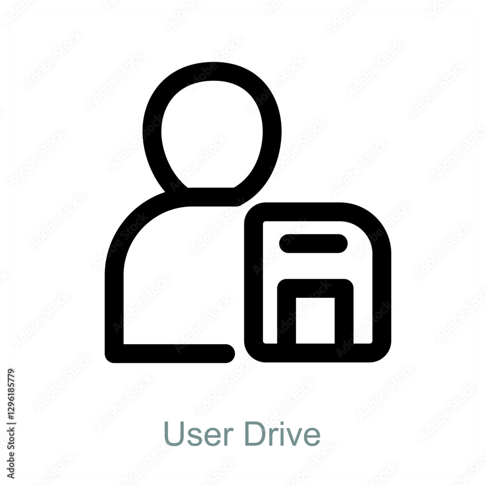 Obraz premium User Drive