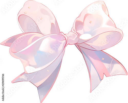 pink ribbon bow