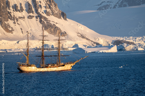 hip in the Southern Ocean. Antarctica. Tourism and science