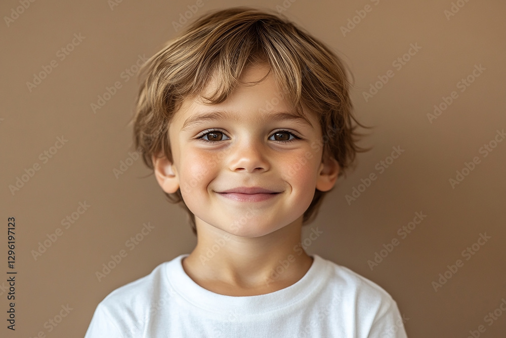 portrait of an white little boy with a smile portrait of an white little boy with a smile