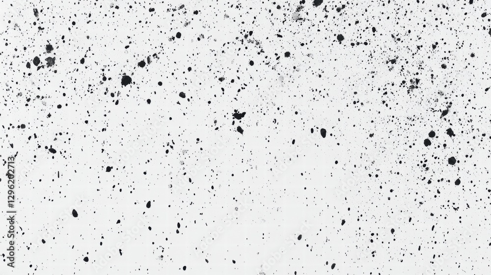 Abstract Black Ink Spatter on White Background Texture Abstract Black Ink Spatter on White Background Texture