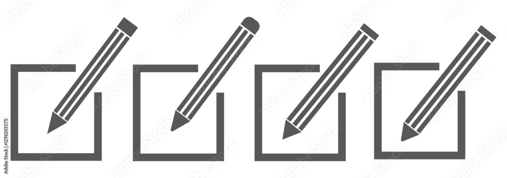 Edit icon symbol vector. Edit text icon. Edit icon symbol vector. Edit text icon.