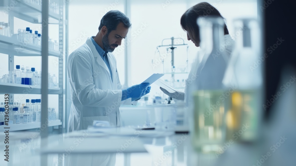 Rare illness patient taking part in a clinical study for a new treatment. Featuring scientific research and patient participation Rare illness patient taking part in a clinical study for a new treatment. Featuring scientific research and patient participation