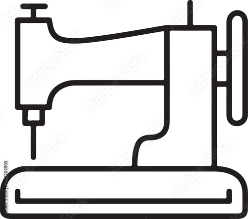 How to draw a sewing machine