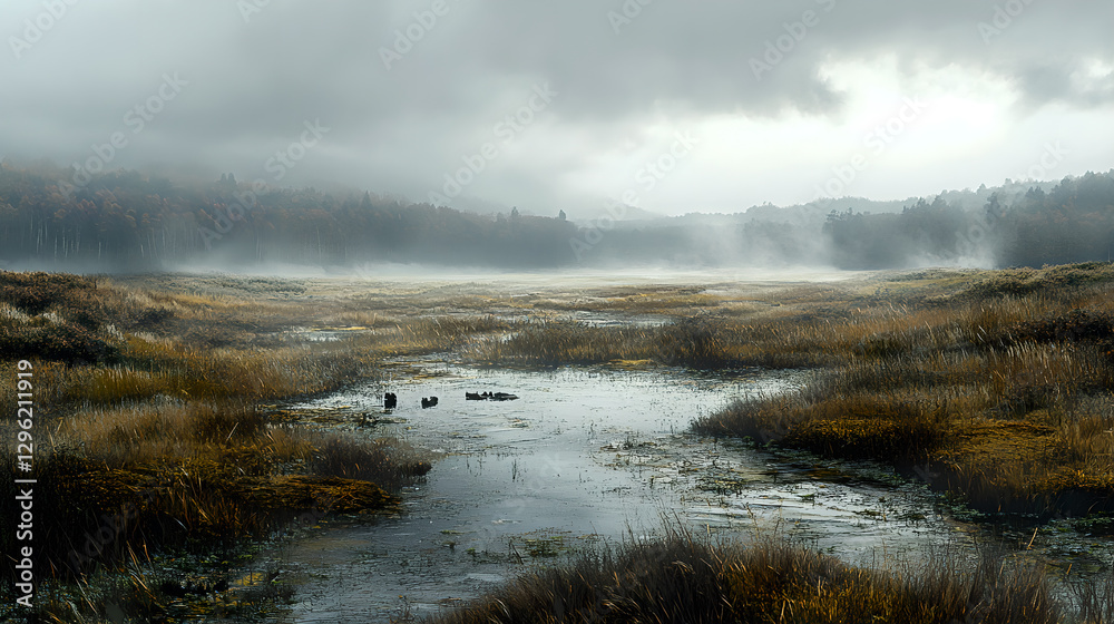 Wetland in Mist Wetland in Mist