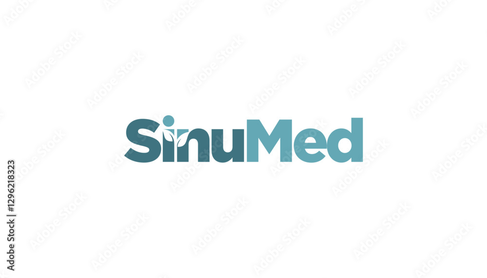 Sinu Med for Cold and flu virus syringe icon logo design template Sinu Med for Cold and flu virus syringe icon logo design template