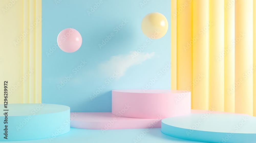 Vibrant Pastel Gradient Background Featuring a Sky Blue Blend Vibrant Pastel Gradient Background Featuring a Sky Blue Blend