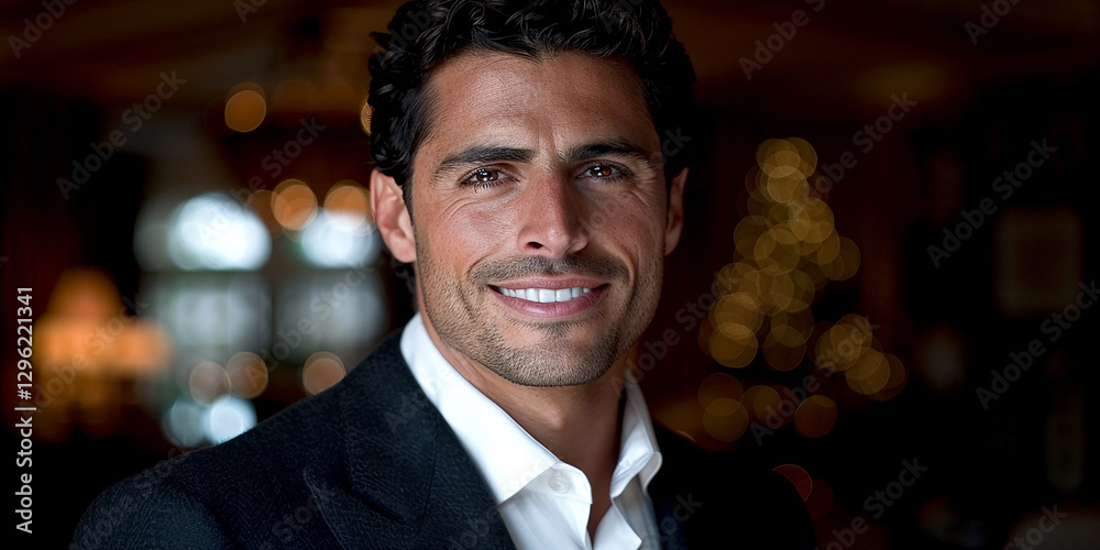 businessman working on a laptop