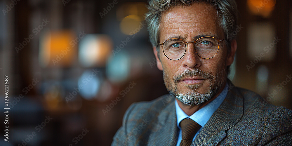 businessman working on a laptop