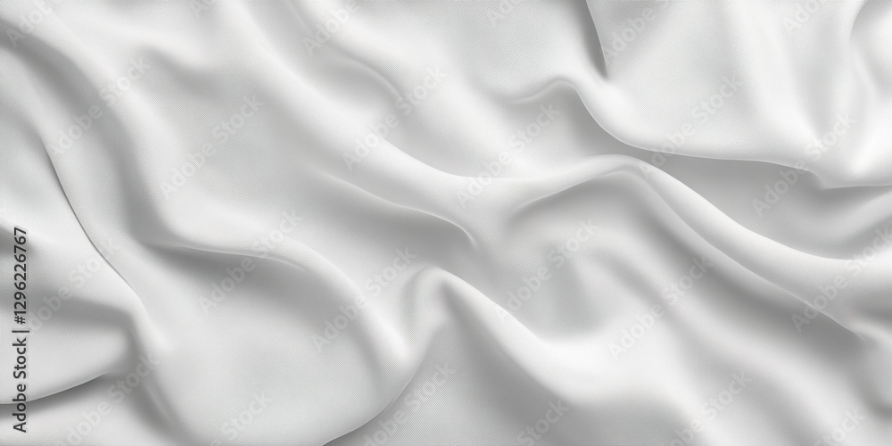 Obraz premium Soft White Cloth Texture Background 